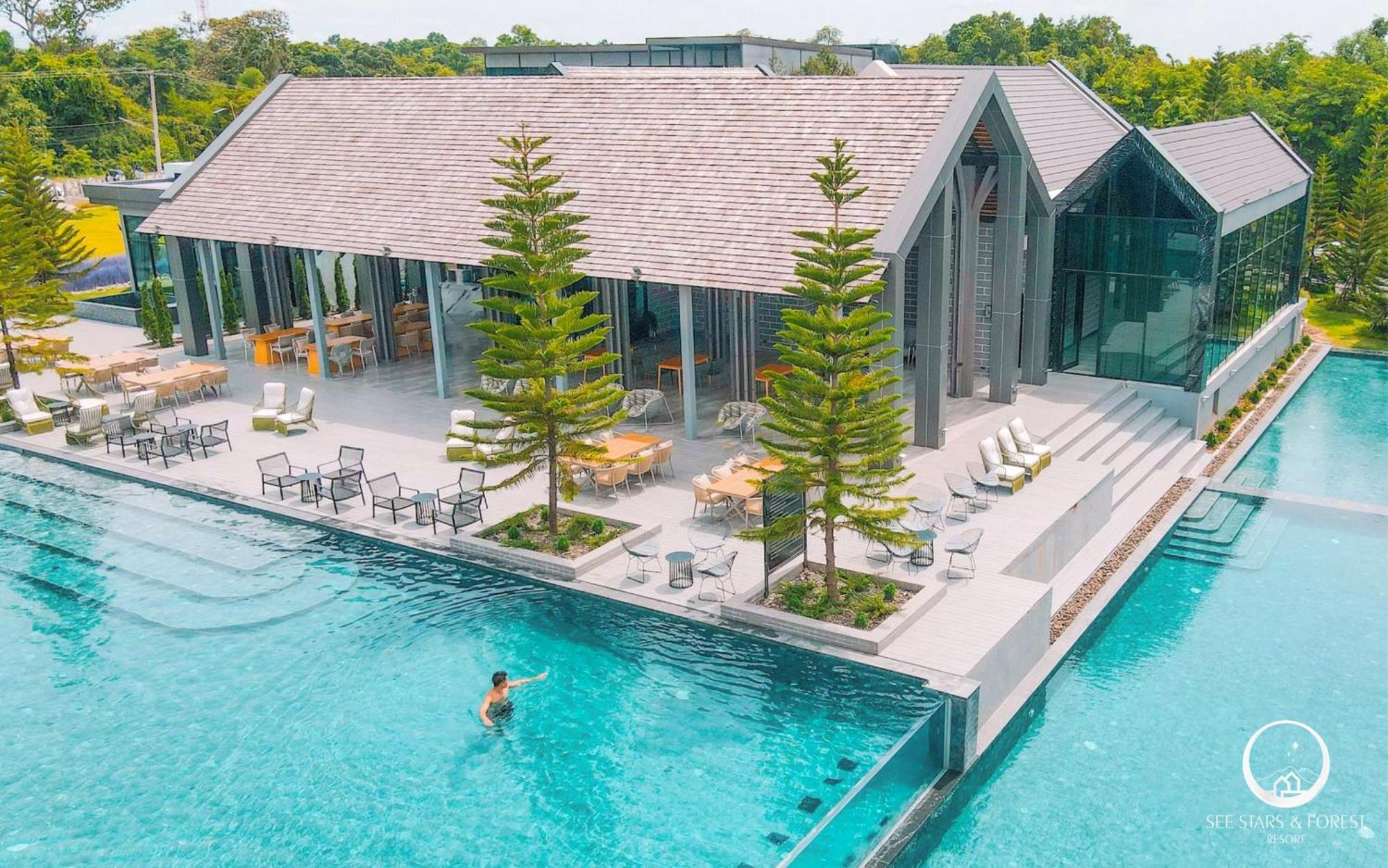 See Stars & Forest Resort Amphoe Sawang Daen Din Exteriör bild
