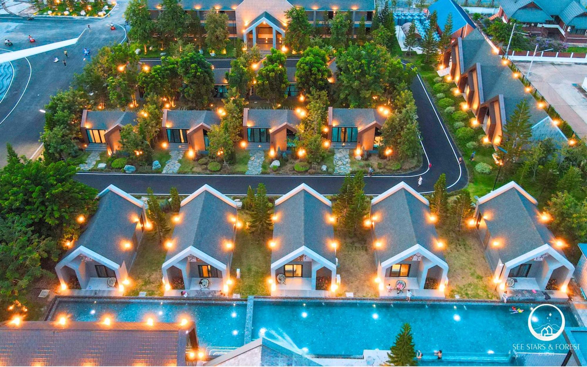 See Stars & Forest Resort Amphoe Sawang Daen Din Exteriör bild